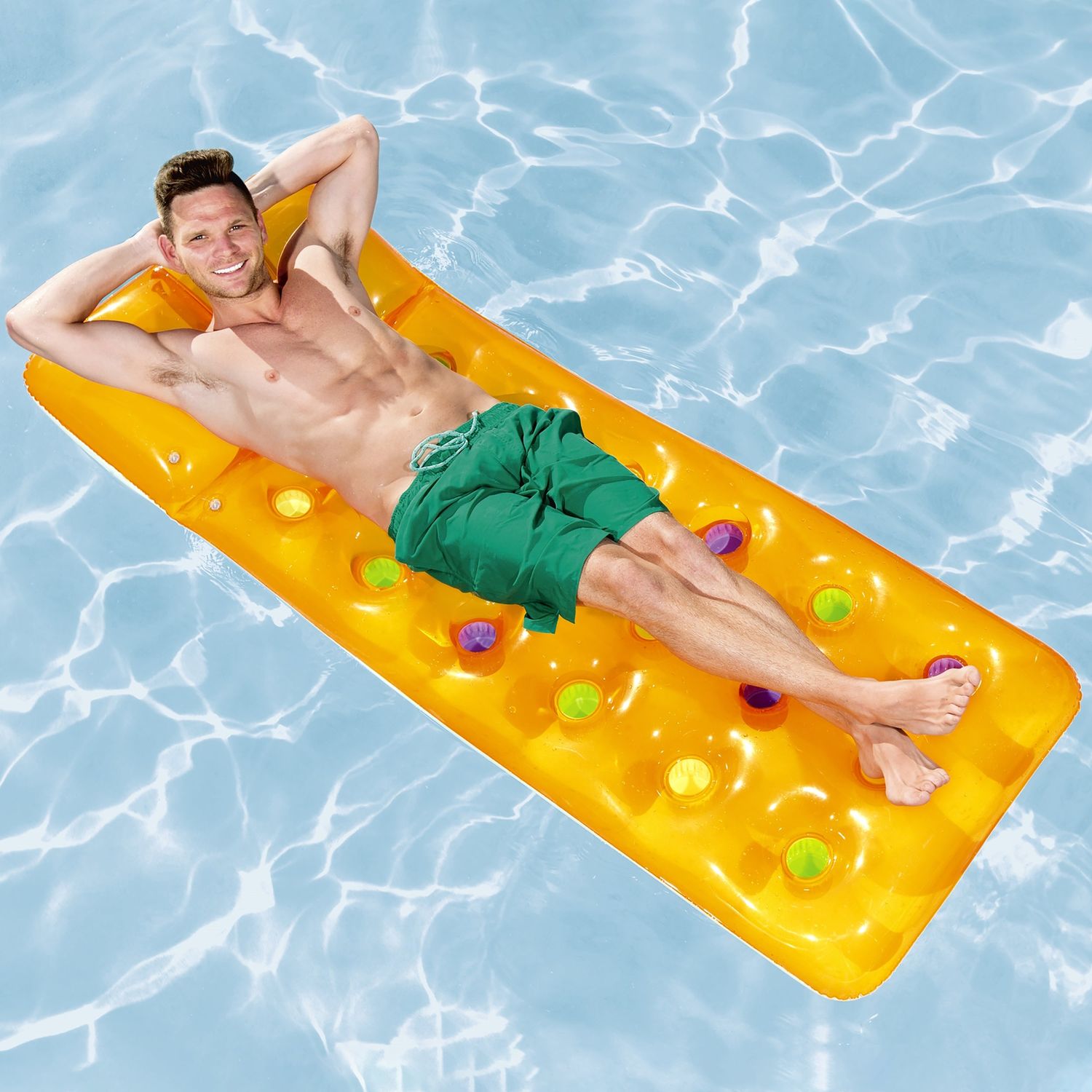 BESTWAY - Materassino gonfiabile Summer Colors - 188x71cm